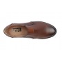 Pantofi barbati casual din piele naturala maro cu elasic - GKR480EM